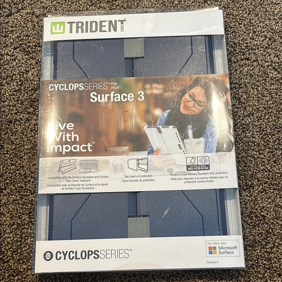 Cyclops Series Case for Microsoft Surface 3 - Blue - Picture 1 of 1